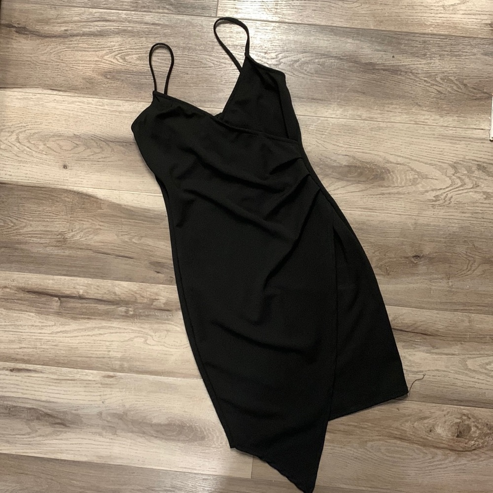 Black mini cocktail dress